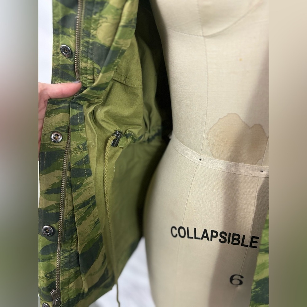 NWT Goodthreads Camo Drawstring Utility Military Jacket Coat Medium - Picture 3 of 12